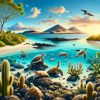 Actual Photograph of Galapagos Islands