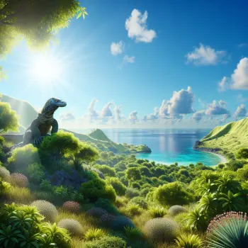 Realistic Photograph of Komodo National Park