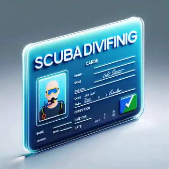 Scuba Certification Card